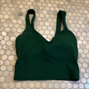Women's Lululemon Forest Green Align Tank Top